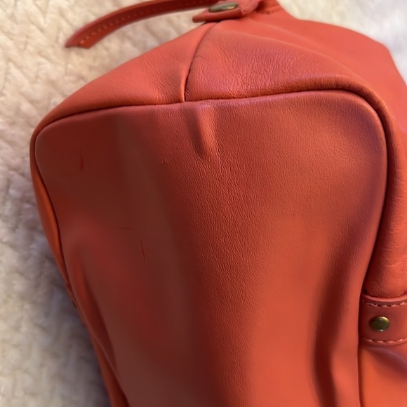 Kenneth Cole Reaction Barrell Stylish Orange Women's Bag - Picture 6 of 10